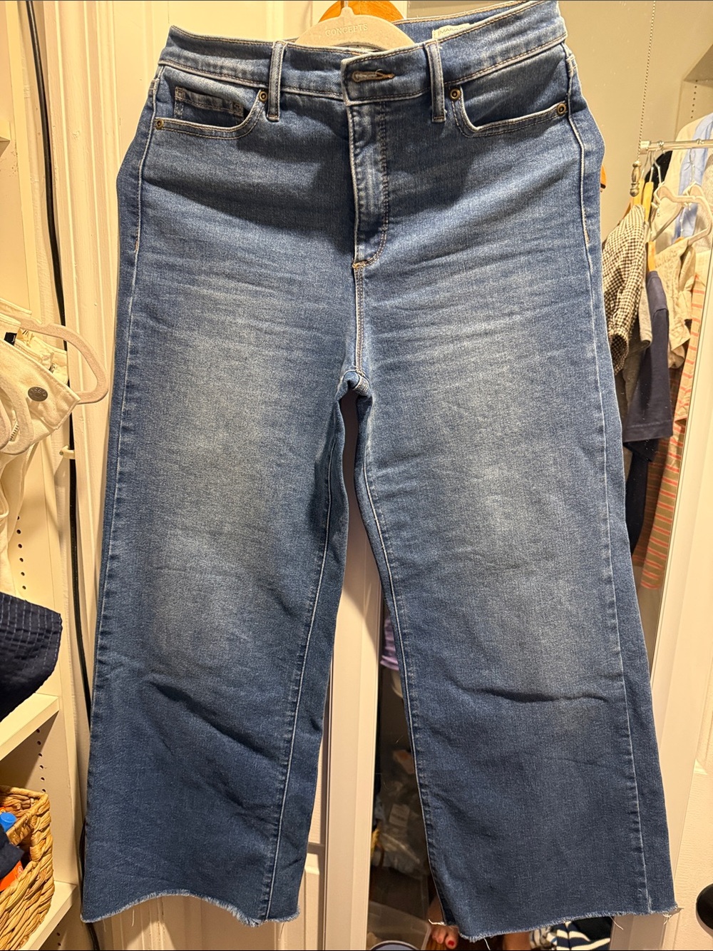 sofia by sofia vergara Medium Blue Wide-Leg Jeans